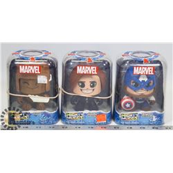 MARVEL MIGHTY MUGGS CAPTAIN AMERICA FIGURES.