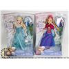 Image 1 : LOT OF 2 DISNEY FROZEN DOLLS-ANNA AND ELSA