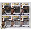 Image 1 : LOT OF 6 ASSORTED FUNKO POP VINYL FIGURES.