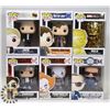 Image 1 : LOT OF 6 ASSORTED FUNKO POP VINYL FIGURES.
