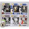 Image 1 : LOT OF 6 ASSORTED FUNKO POP VINYL FIGURES.