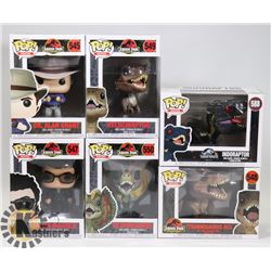 LOT OF 6 ASSORTED FUNKO POP VINYL FIGURES.