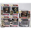 Image 1 : LOT OF 6 ASSORTED FUNKO POP VINYL FIGURES.