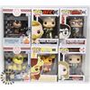 Image 1 : LOT OF 6 ASSORTED FUNKO POP VINYL FIGURES.