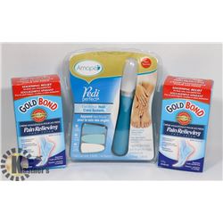 LOT OF FOOTCARE PRODUCT