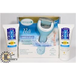 LOT OF FOOTCARE PRODUCT.