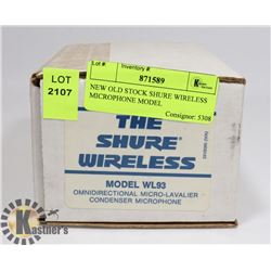NEW OLD STOCK SHURE WIRELESS MICROPHONE MODEL