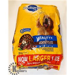 20KG OF DOG FOOD.