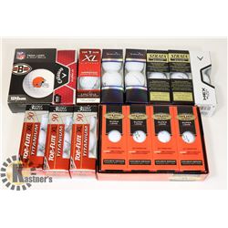 NEW FLAT OF 45 VARIETY GOLF BALLS