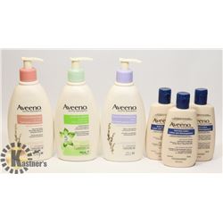 LOT OF AVENO MOISTURIZING LOTION.