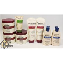 LOT OF AVENO MOISTURIZING LOTION.