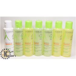 LOT OF A-DERMA EMOLLIENT SHOWER / CLEANSING OIL.