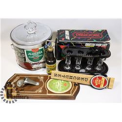 VINTAGE BAR ITEMS ICE BUCKET MADE IN HOLLAND