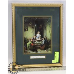 ANTIQUE "A BIRTHDAY TEA PARTY" BY