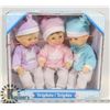 Image 1 : VINTAGE TRIPLETS DOLLS.