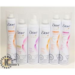 LOT OF DOVE HAIR SPRAY PRODUCT