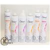 Image 1 : LOT OF DOVE HAIR SPRAY PRODUCT