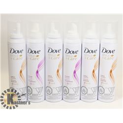 LOT OF DOVE HAIR SPRAY PRODUCT