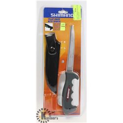 NEW 6" SHIMANO FILLET KNIFE WITH SHEATH