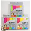 Image 1 : THREE 4 PACKS OF MICROFIBER CLOTHS