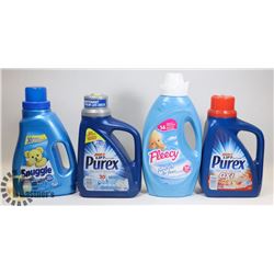LOT OF DETERGENT AND FABRIC SOFTENER