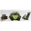 Image 1 : BOX OF ASSORTED FROG DECOR