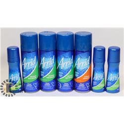 LOT OF ARRID  DEODORANT.