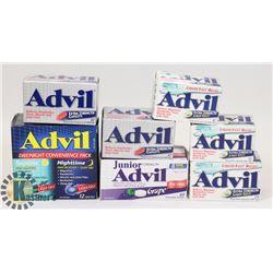 LOT OF ASSORTED ADVIL.