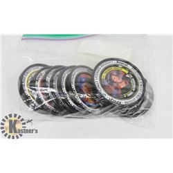 BAG OF 29 KATCH HOCKEY COINS, ASSORT TEAMS