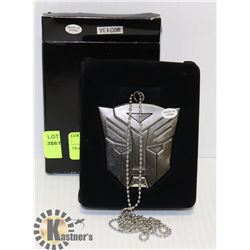 TRANSFORMERS NECKLACE.
