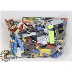 12 IN. X 16 IN. BAG FULL OF LEGO W/LEGO