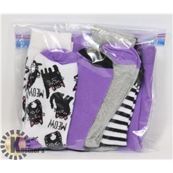 5PK LADIES CREW SOCKS.