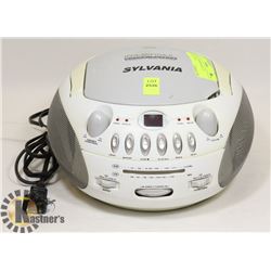 SYLVANIA AM/FM RADIO CD PLAYER - AC &