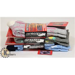 3PK LADIES HEAT WAVE SOCKS.