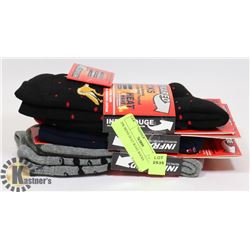 3PK MENS HEAT WAVE SOCKS.