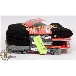 3PK MENS HEAT WAVE SOCKS.