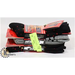 3PK MENS HEAT WAVE SOCKS.