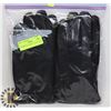 Image 1 : 2PK MENS LEATHER GLOVES LARGE.