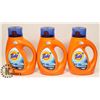 Image 1 : LOT OF 3 TIDE COLDWATER CLEAN DETERGENT