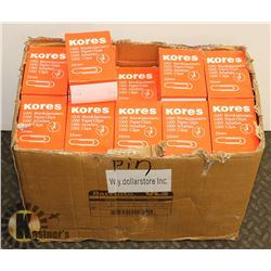 LOT OF 1000 PAPER CLIP BOXES 33MM