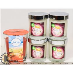 BAG OF ASSORTED CANDLES