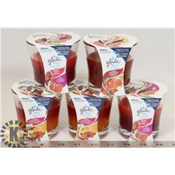 BAG OF ASSORTED GLADE SCENTED CANDLES