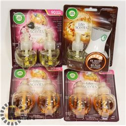 BAG OF AIR WICK SCENTED OIL AIR FRESHENER WITH