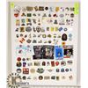 Image 1 : PIN BOARD WITH 112 PINS INCL LEGION, 83 GREY CUP,
