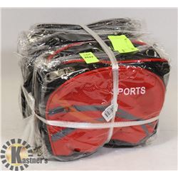 LOT OF MINI SPORTS BAGS.