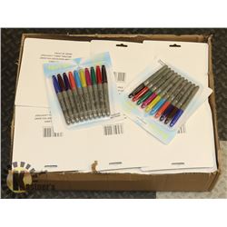 LOT OF FINE POINT PERMANENT MARKERS