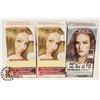 Image 1 : BAG OF 3 ASSORTED HAIR DYE