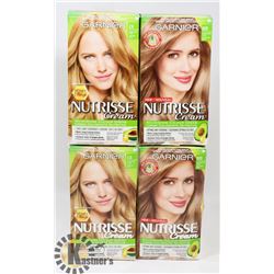 BAG OF ASST GARNIER NUTRISSE BLONDE HAIR DYE