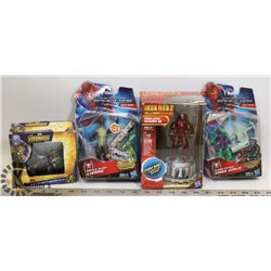 LOT OF MARVEL FIGURES:  IRON MAN,