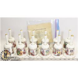 SET OF 12 ROMANCE OF CAMELOT COLLECTIBLE